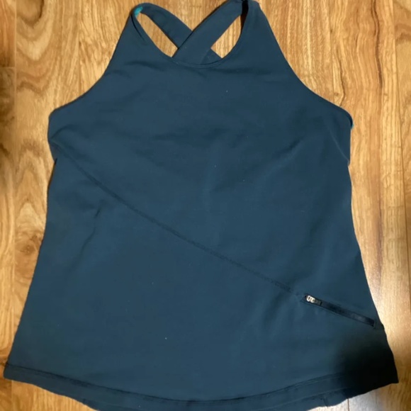 Lululemon blue/teal yoga top - Picture 1 of 3